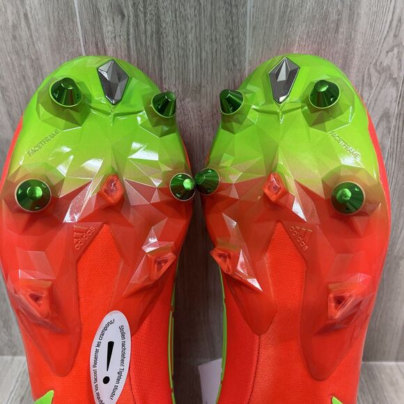 Adidas Predator Edge.1 SG Soccer Cleats Solar Red Orange GW1010 Men’s Size 9 main image 5